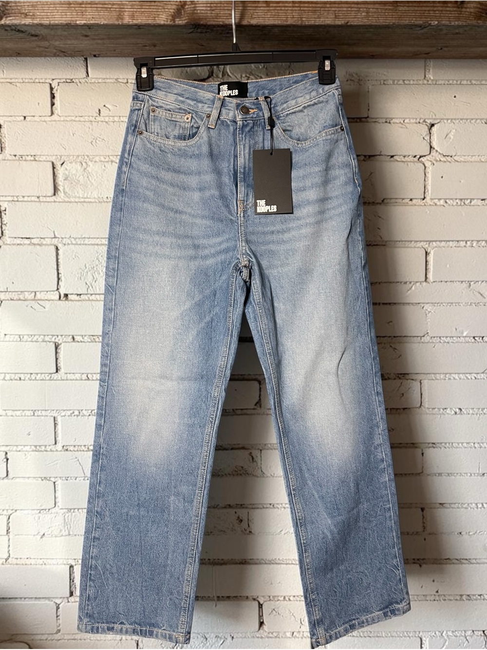 The Kooples Light Wash Straight-Leg Women’s Jeans 36